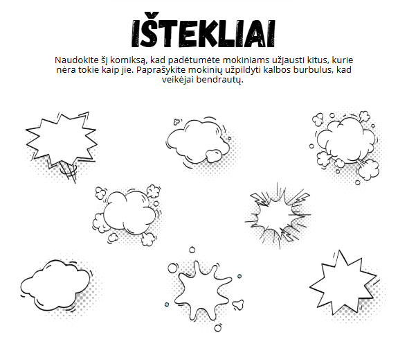 Komiksai „Įvairovė, lygybė ir įtrauktis“ paaugliams – mokymasis per istorijas - Image 3